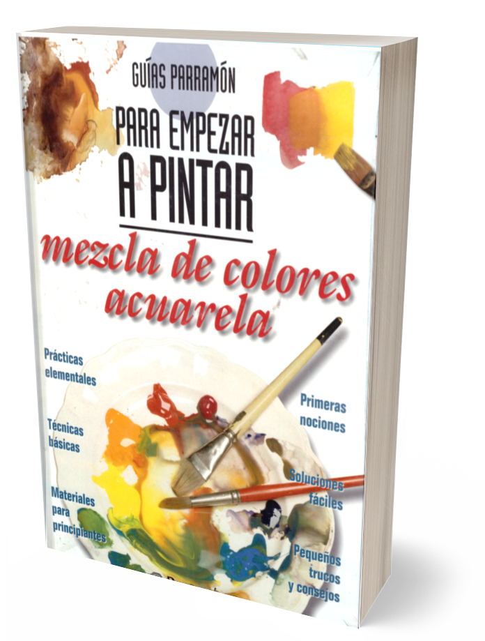 Mezcla de colores acuarela. Guías Parramón para empezar a pintar