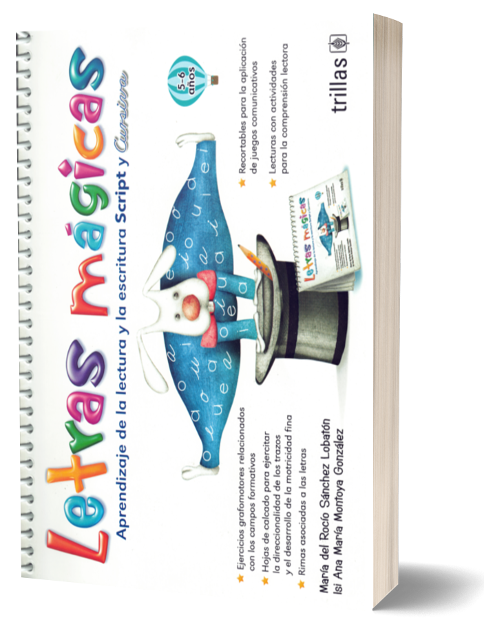 Letras mágicas. aprendizaje de la lectura y la escritura script